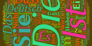 Deutsch-Wortwolke