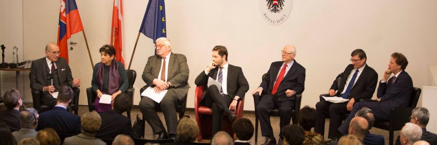 Gesprächsrunde zu 25 Jahren österreichische Botschaft in der Slowakei