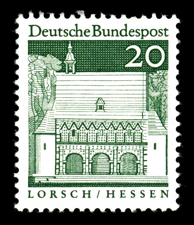 Kloster Lorsch auf einer Briefmarke