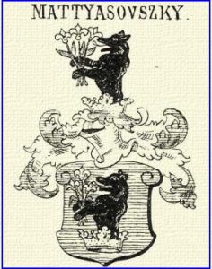 Das Wappen der Familie Mattyasovszky