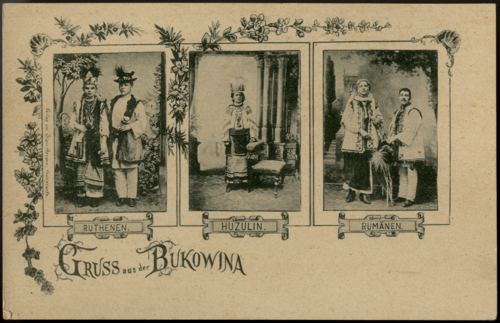 Postkarten-Gruß aus der Bukowina (um 1910)