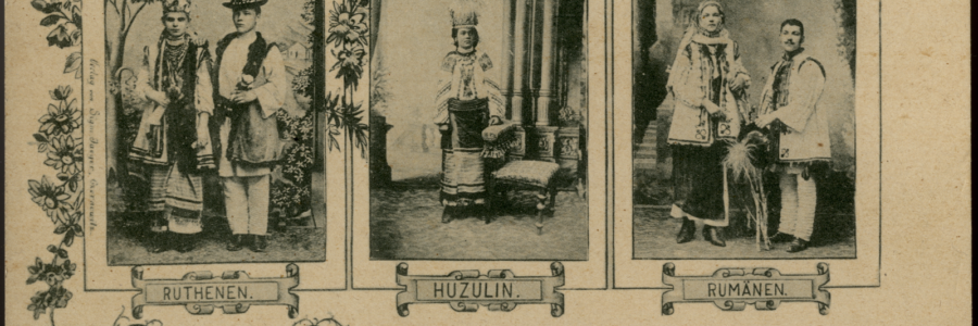 Postkarten-Gruß aus der Bukowina (um 1910)