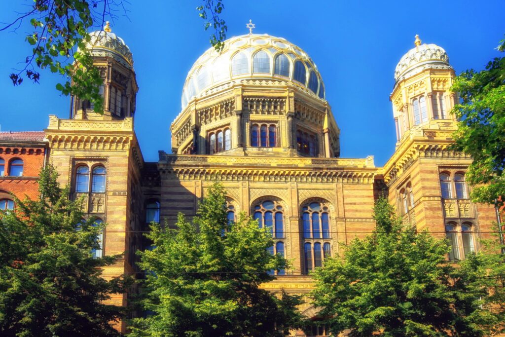 Die neue Synagoge in Berling