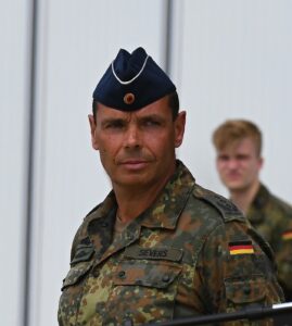 Oberst Jörg Sievers war bis Juli Kommodore der NATO-Mission in Sliač.