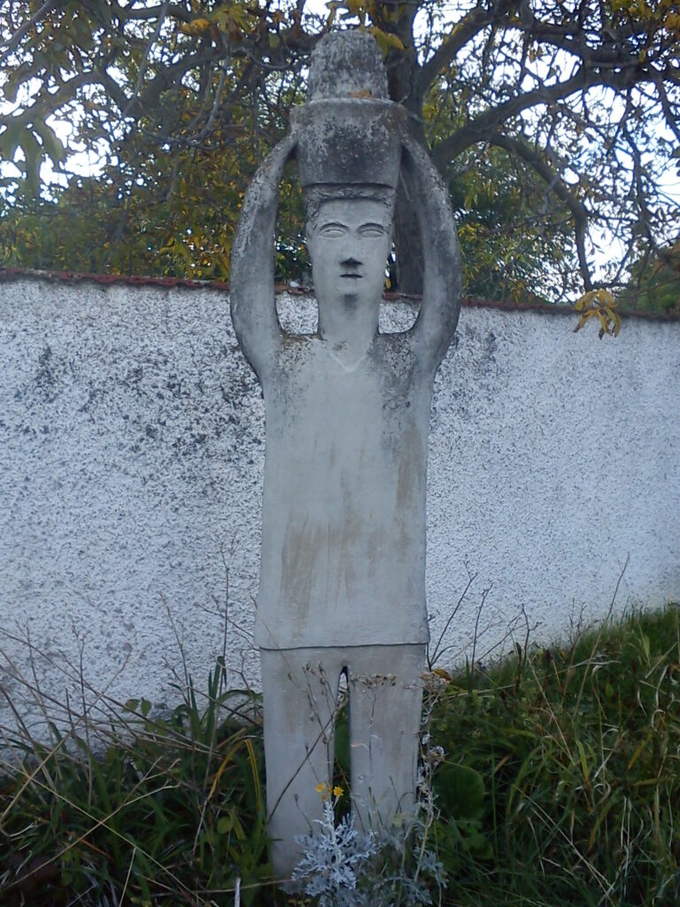 Bild: Eine Statue im Bereich der Schaubmar-Mühle in Bösing-Zeil.