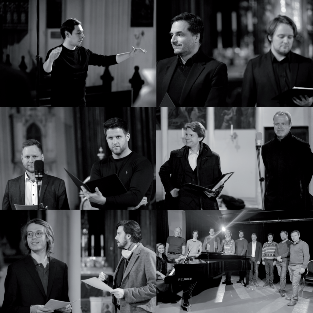 Der achtköpfige Männerchor WienTet Singers wurde 2021 gegründet.
©WienTet Singers
