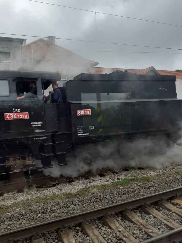 Dampflokomotive und Dampf