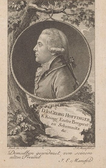 Bildnis des Mediziners Johann Georg Hoffinger