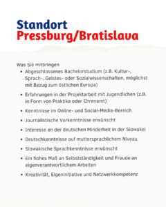 ifa-Kulturmanager in Pressburg/Bratislava